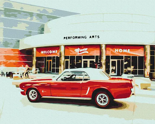 Картина по номерам на подрамнике Brushme Ретро на улицах города