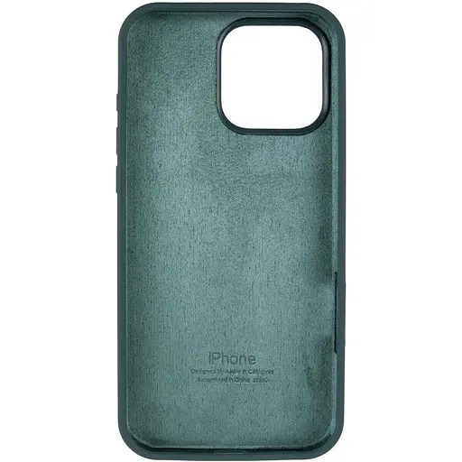 Чохол Silicone Case Full Protective (AA) для Apple iPhone 14 Pro Max (6.7) Зелений / Forest green - фото 3