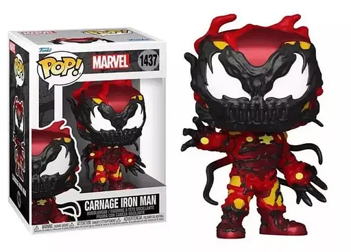 Фигурка Funko Pop Фанко Поп Марвел Карнаж Железный Человек Marvel Carnage Iron Man 10 см FP M CIM 1437