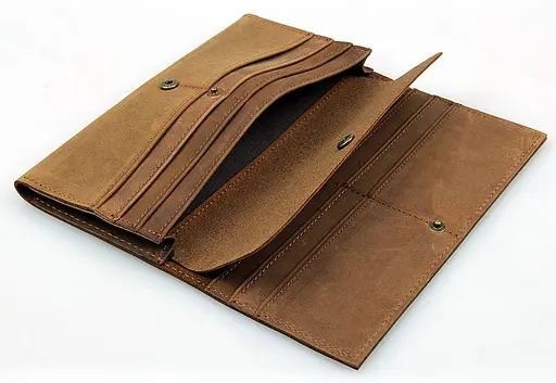Человек кожаный кошелек Vintage 19x10 см acs0016970 - фото 6