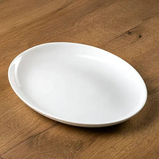 Блюдо овальне Luminarc Diwali біле склокераміка 28 см (P3917) - фото 2