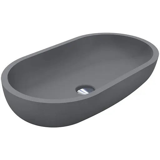 Умивальник Miraggio Mark 625 mirastone gray 0002691, Сірий - фото 1