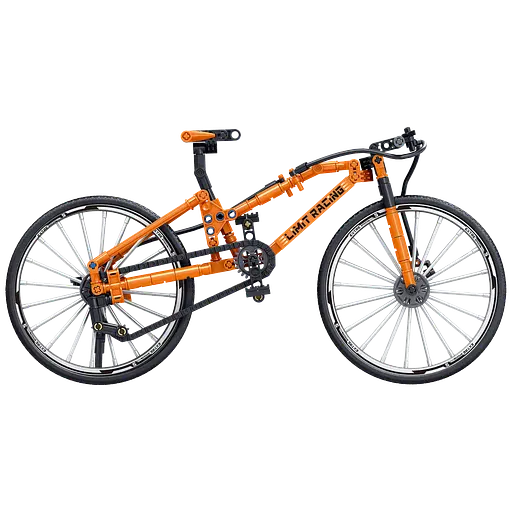 Конструктор велосипед  ZHEGAO DOWNHILL BIKE  швидкісний гірський 253 деталі - фото 1