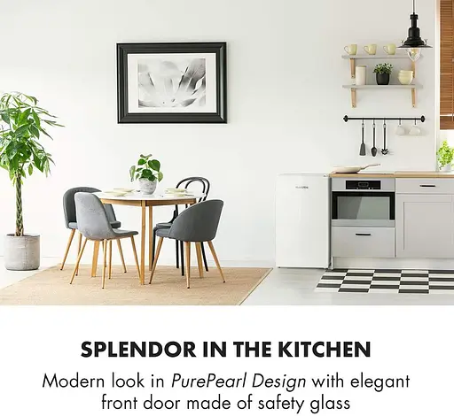 Холодильник KLARSTEIN Luminance Frost 91L білий 10045832 - фото 3