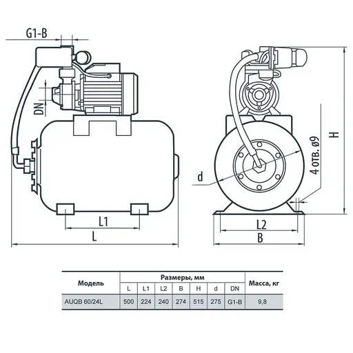 Насосна станція Rudes AUQB 60 - фото 3