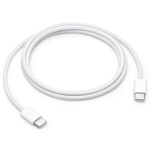 Кабель USB Type-C Apple USB-C Charge Cable 60 Вт, 1 м, белый (MQKJ3) - фото 3