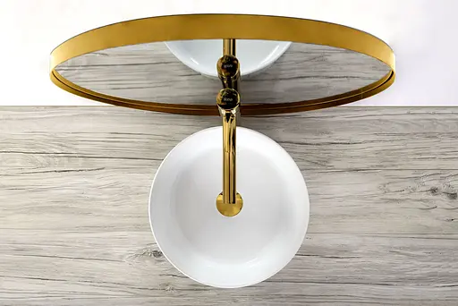 Умивальник Rea Ida slim накладний білий REA-U7400, Білий - фото 7