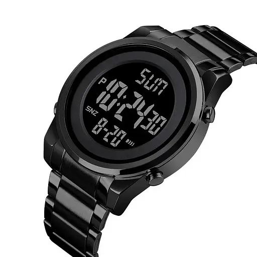 Чоловічий наручний годинник Skmei 1611 Чорний - фото 4