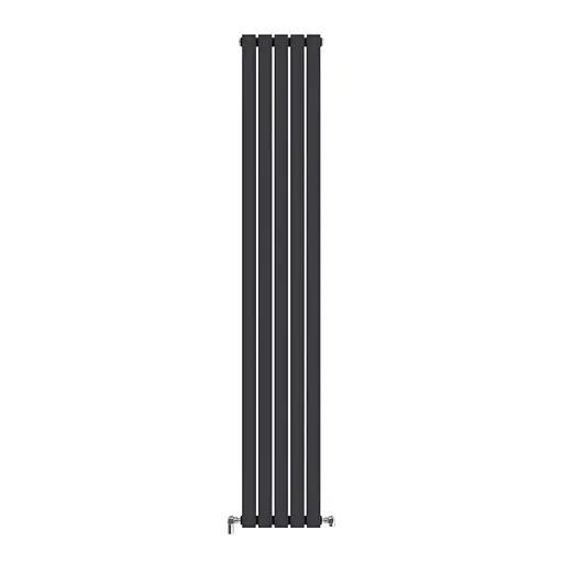 Радіатор дизайнерський Ideale Jolanda 12 5/1800/295 чорний, Чорний - фото 1