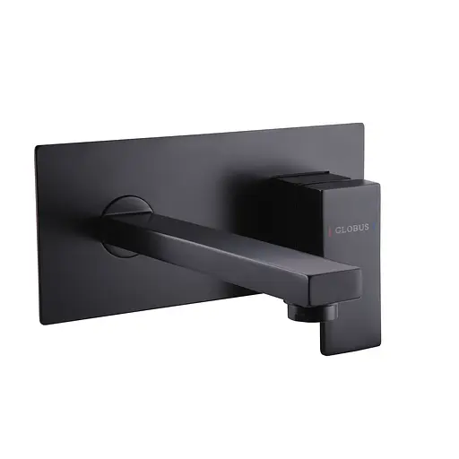 Смеситель для умывальника Globus Lux Milano GLM-204-BB-SMART Черный матовый - фото 1