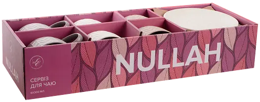 Чайный сервиз Limited Edition Nullah из фарфора на 6 персон 12 предметов 300 мл (RX-N231817D) - фото 9