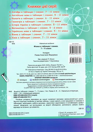 Фізика в таблицях і схемах. 7-11 класи - фото 2