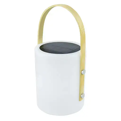 Ліхтар кемпінговий Bo-Camp Longford Solar 150 Lumen Bamboo/White (5818878) - фото 5