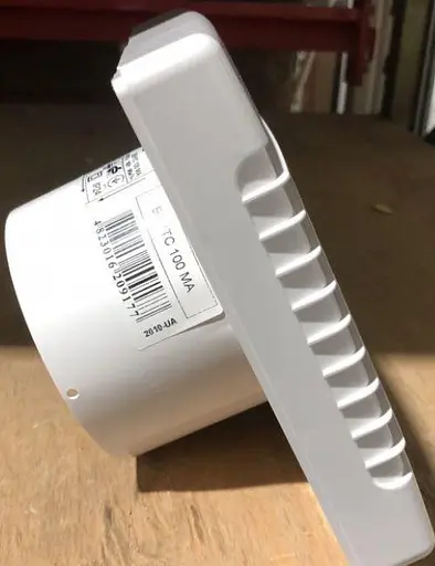 Вентилятор бытовой вытяжной Vents 100 МА с жалюзями Белый 30412 - фото 3