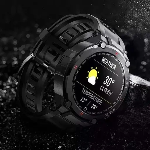 Чоловічий розумний смарт-годинник Lemfo K22 Smart Extreme Ultra Black - фото 6