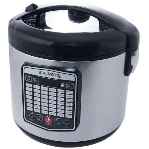 Універсальна багатофункціональна мультиварка Crownberg CB 5525 5 л 45 програм з антипригарним покриттям - фото 1