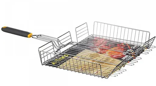 Універсальна решітка для гриля та барбекю A-Plus 1870 40х32 см сітка для мангалу 30*25 - фото 3
