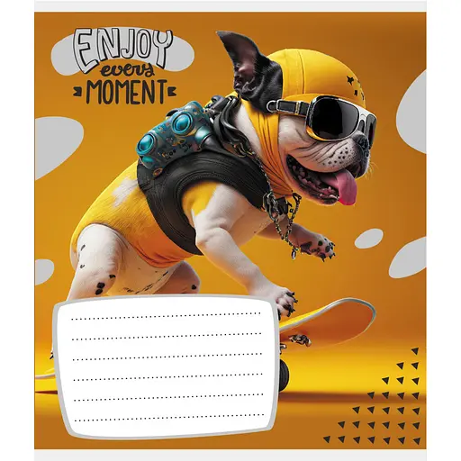 Зошит учнівський "Лови момент" Leader 012-500240K-2 в клітинку, 12 аркушів - фото 1