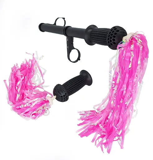 Ленты в руль детского велосипеда / самоката малиновые (G00010465) - фото 2