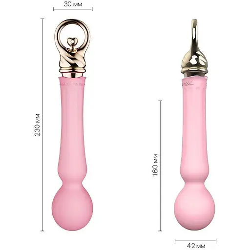 Вибромассажер с подогревом Zalo Sweet Magic Confidence Wand Fairy Pink - фото 3