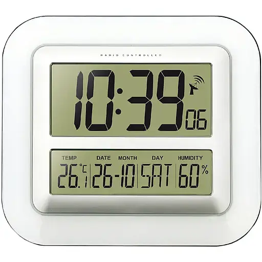 Часы настенные Technoline WS8006 Silver (WS8006) - фото 1