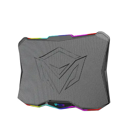 Подставка-кулер под ноутбук охлаждающая с RGB-подсветкой MEETION CP4040 черная - фото 8