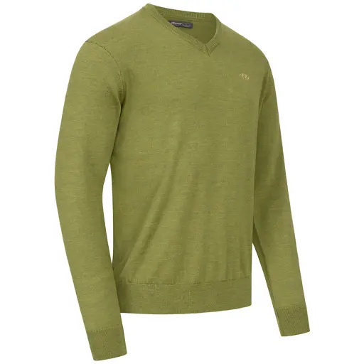 Свитер Blaser Active Outfits V-Neck L Светло-зеленый - фото 3