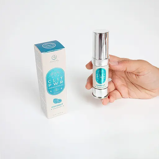 Бальзам для клітора з вібрацією Secret Play Clit Pwr кокос, 15 мл - фото 3