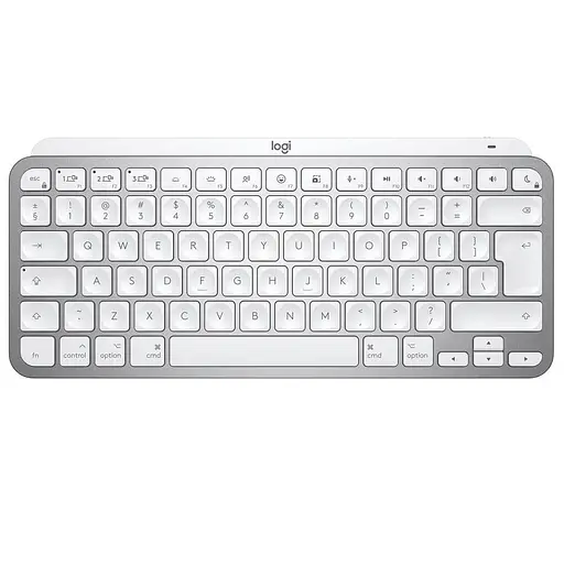 Клавіатура Logitech MX Keys Mini For Mac Wireless Illuminated Pale Gray (920-010526) - фото 1