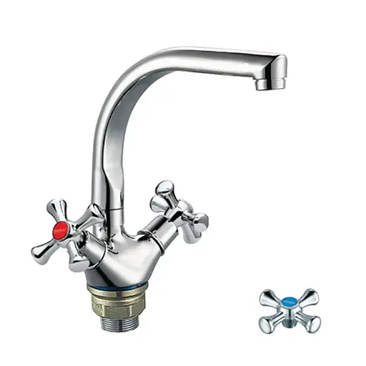 Змішувач для кухні Zerix TLD 827 ZX0081 Хром - фото 1