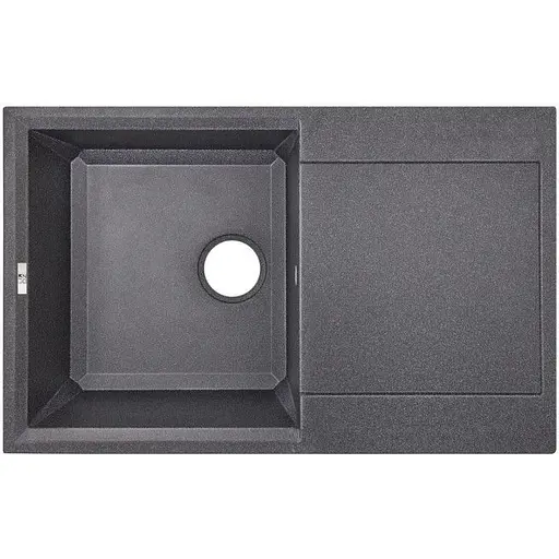 Кухонная мойка Lidz 780x485/230 BLA-03 (LIDZBLA03790495230) - фото 1