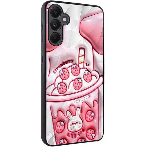 TPU+PC чохол Prisma Fluffie для Samsung Galaxy A56 5G Strawberry