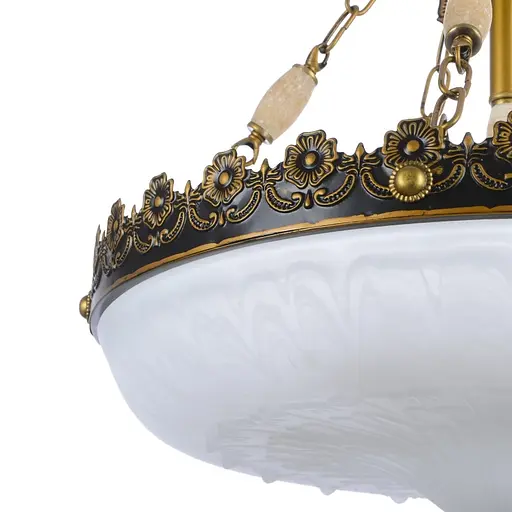 Люстра підвісна Brille класична E27 60W PB (BKL-039S/5) - фото 4