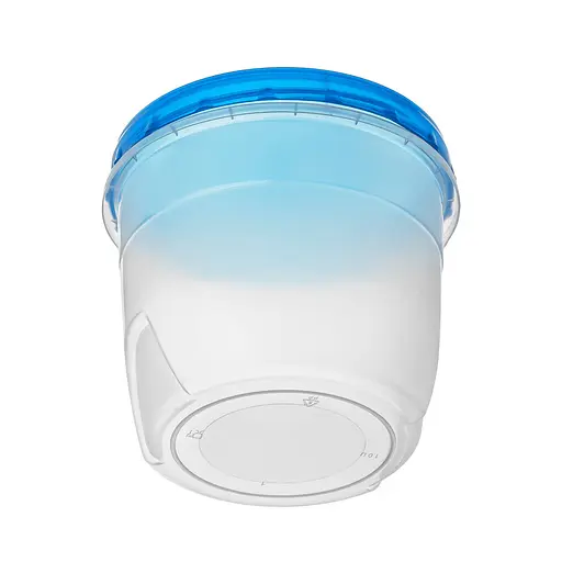 Пластиковые контейнеры для еды круглые PP 1 л с закручивающейся крышкой – набор 5 шт 88323 - фото 8