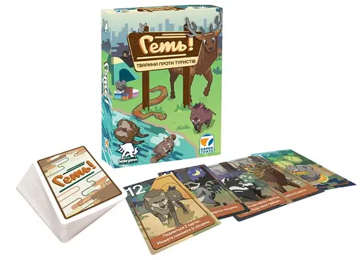 Настольная игра Games 7 Days Прочь! Животные против туристов (Scram!) (укр.) (SCRM01UA) - фото 7