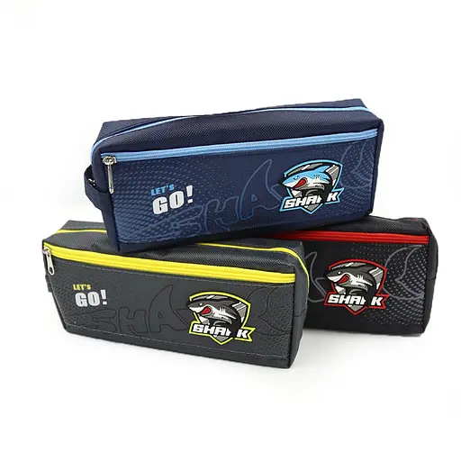 Пенал Shark, 21x9.5x3.5 см, 0935P (В асортименті) - фото 4