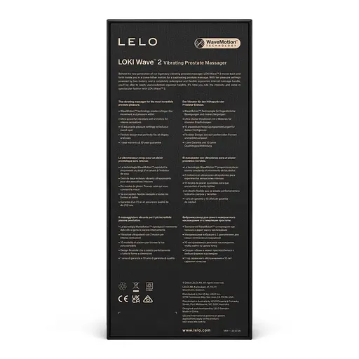 Стимулятор простаты Lelo Loki Wave 2 19.6 см (синий) - фото 5