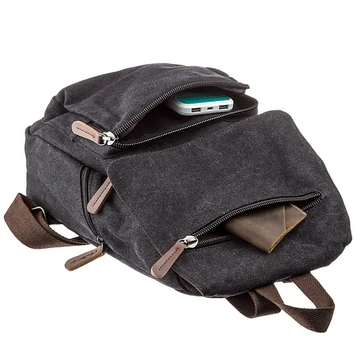 Рюкзак текстильный женский Vintage 34х25х9,5 см sum0013909 - фото 7