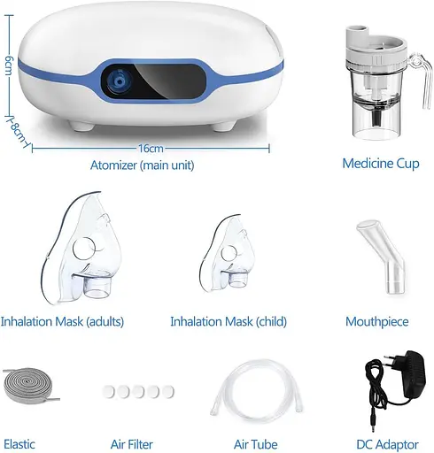 Дитячий небулайзер Wholede для дітей та дорослих з екраном та таймером - фото 4