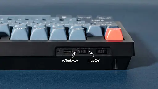 Keychron Клавиатура механическая V5 Max 100Key EN/UKR, RGB, черный - фото 9