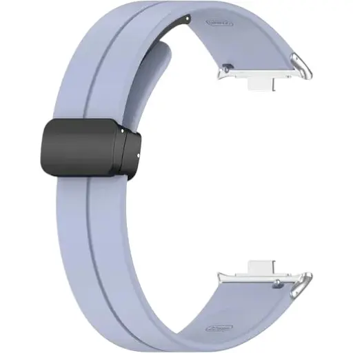 Ремінець DK для Xiaomi Mi Band 8 Pro Silicone Sport Magnetic (017766) (lilac / black) - фото 1