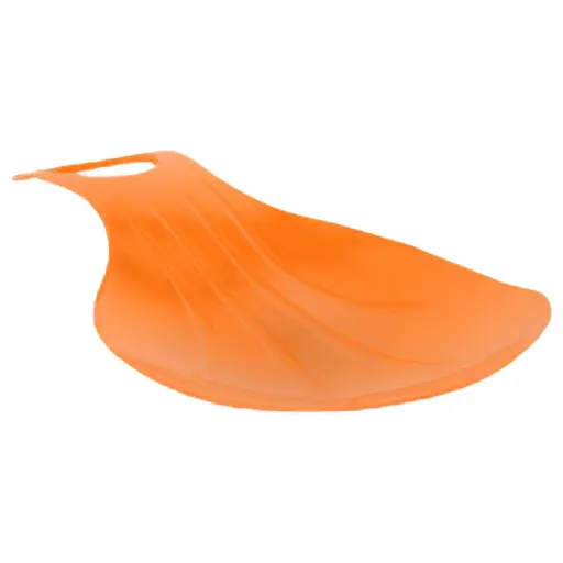 Детская ледянка MS 1705-2, з морозостойкого пластика, оранжевая - фото 2