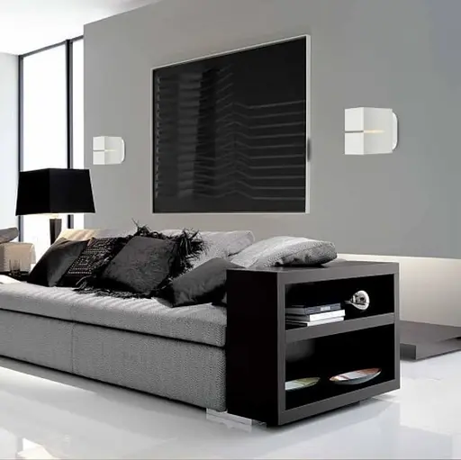 Накладной настенный светильник для интерьерной подсветки Line F Арт. AL8000 белый - фото 2