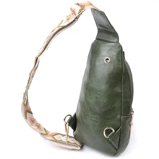 Женская слинг сумка Vintage через плечо из экокожи 16х30х8 см sum0026954 - фото 2