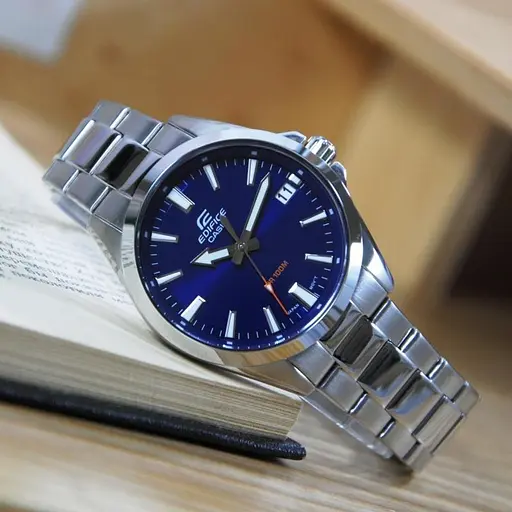 Годинник наручний чоловічий класичний оригінальний Японія Casio Edifice EFV-100D-2AVUEF (модуль 5507) - фото 4