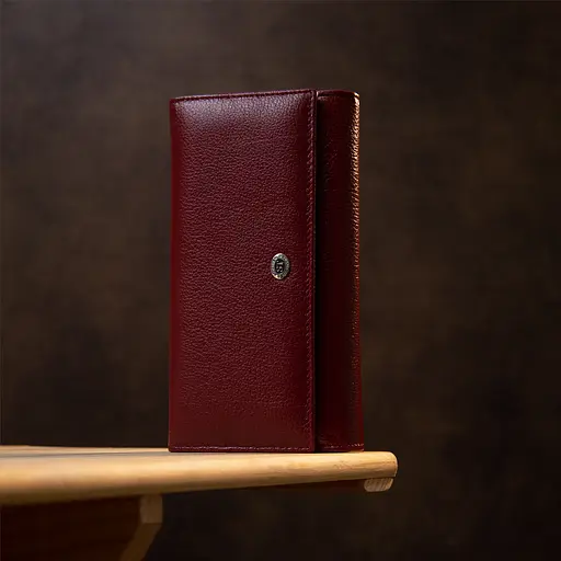 Кожаный женский кошелек ST Leather 19х10х3 см acs0018204 - фото 7