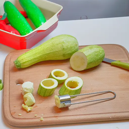 Нож для удаления сердцевины баклажанов, перцев, кабачков и яблок Madesa, Kitchen Master 85093 - фото 5