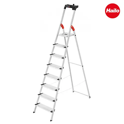 Драбина алюмінієва Hailo L80 COMFORTLINE, 8 ступенів (8040807)