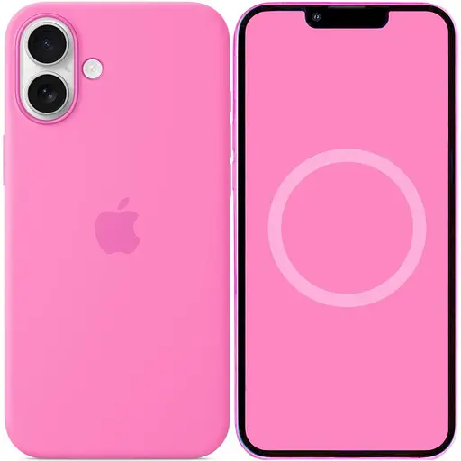 Чехол Epik Silicone case AAA с Magsafe и кнопкой Animation для Apple iPhone 16, 6.1 Peony - фото 2