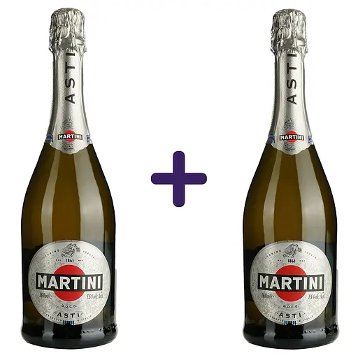 Вино игристое Martini Asti DOCG 7.5% 1.5 л (0.75 л x 2 шт.)